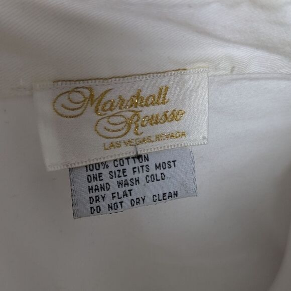 Vintage bedazzled button shirt, Pearls rhinestones studs, western style white co - Picture 8 of 10